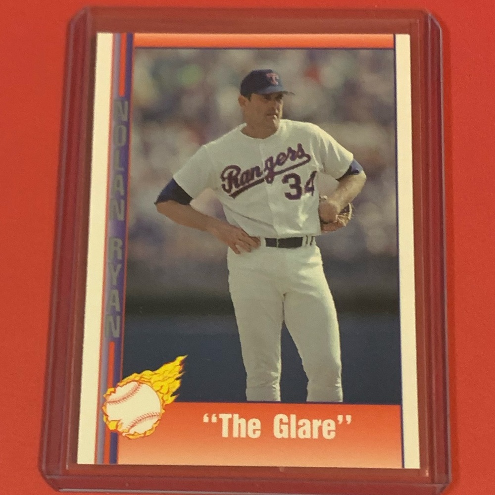'The Glare' #94 1991 Pacific Nolan Ryan Baseball Trading Card